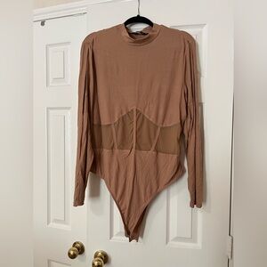 Shein ribbed bodysuit size 4XL
